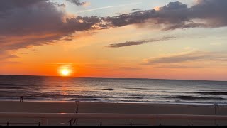 Gorgeous sunrise over the ocean Virginia Beach Virginia VLOG 42424 sunrise relaxing beach sun [upl. by Eniamzaj53]