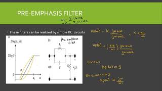 PreEmphasis and Deemphasis filters Preemphasis and Deemphasis [upl. by Fairweather]