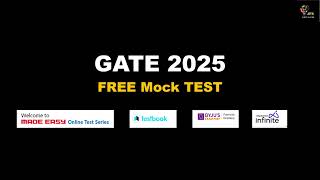 Free Mock Test for GATE 2025  Made easy  Test book  byjus  infinite [upl. by Josler]