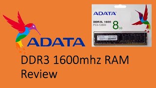 ADATA 8GB DDR3 RAM Review  life n me  ifti adata pc ddr3 ram [upl. by Rosella]