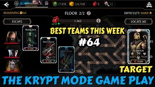 Mk Mobile  Krypt Mode Game Play  Level Hard Bosses  Ep 64 [upl. by Dorothee721]