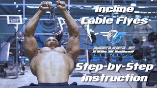 Incline Cable Flyes Step by Step 2019 [upl. by Leahcimdivad]