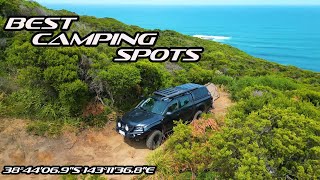 BEST CAMPING LOCATIONS ON THE GREAT OCEAN ROAD  MR TRITON OFFROAD ADVENTURE [upl. by Frederico958]