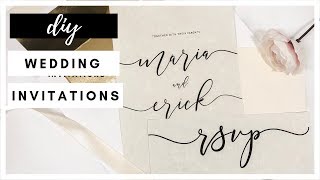 Affordable Wedding Invitations I Wedding Diaries 01 [upl. by Notsur]