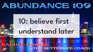 10  Believe Now Understand Later TuneUpTV w Randal Smalls  The BetterLife Coach [upl. by Anelet44]