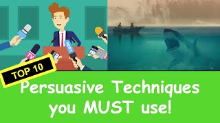 Persuasive Techniques Ten Superior Techniques to Improve your Writing [upl. by Arraeis535]