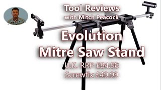 Evolution Mitre Saw Stand  Review [upl. by Noletta]