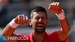 Tennis Breakdown Novak Djokovic wins gold Italy makes history  Paris Olympics  NBC Sports [upl. by Hcurab]