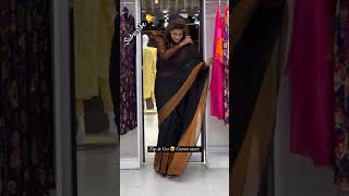 😱😱 woww your favourite BLACK 🖤 colour New collection zipampgo😍 gown saree 😎 [upl. by Prasad376]