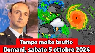 Meteo Italia  Temporali e temporali domani sabato 5 ottobre 2024 in queste città italiane [upl. by Devaj]