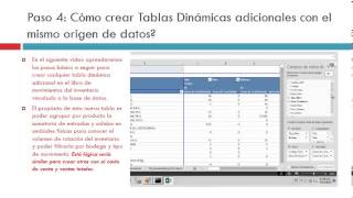 Tabla Dinámica Movimientos de Inventarios SolPymeSoft 2013 y Office 365 [upl. by Stewart910]