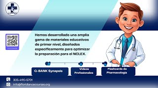 Prepárate para el NCLEX con Todo lo que Necesitas Ofrecemos un curso integral y actualizado [upl. by Aryt248]