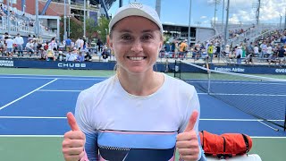 Aliaksandra Sasnovich Makes Main Draw of US Open For Eleventh Straight Year 2024 [upl. by Nelloc]