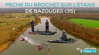 Pêche du Brochet sur létang de Bazouges 35 [upl. by Peisch]