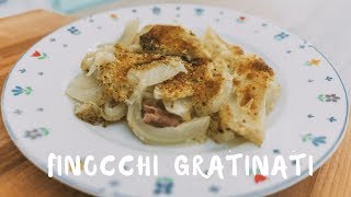 Finocchi gratinati al forno  Ricetta light [upl. by Aerdnwahs]