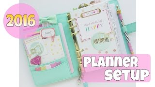 2016 Kikkik Planner Setup [upl. by Selie]