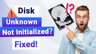 Ultimate Guide 4 Ways to Fix Disk Unknown Not Initialized  NO DATA LOSS [upl. by Eivod875]