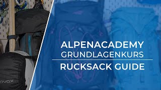 DER RUCKSACK RATGEBER  Für Bergsteigen Hochtouren Klettern und Skitouren [upl. by Ilrebmyk]