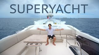 Luxury Yacht Ride in the Maldives INSANE [upl. by Renraw202]