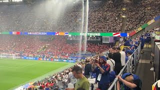 Stadium Roof Leaks During Germany vs Denmark Euro 2024 [upl. by Wendt]