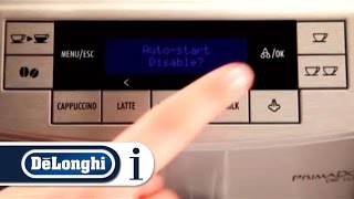 How to Disable the AutoStart of Your DeLonghi PrimaDonna S Coffee Machine [upl. by Luar]