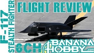 6CH F117 Stealth Fighter BlitzRCWorks  Flight Review  EDF Fighter Jet [upl. by Anerual]