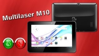 Análise do Tablet Multilaser M10 [upl. by Htnnek]