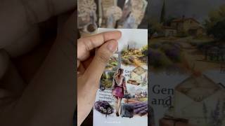 Lavender traveller asmr journaling journal asmrvideo vintagejournal [upl. by Enelyad]