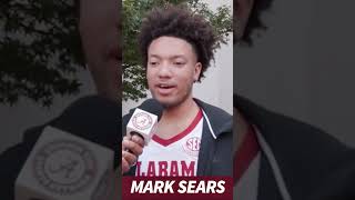 Mark Sears mindset going into 202425 season  Alabama Basketball shorts [upl. by Ayek]