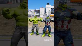 RANDOM SPIDERMAN VS CAPTAINHULK BATTLE gta5 hulk spiderman [upl. by Htelimay131]