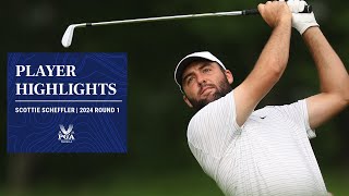 Scottie Scheffler Hits 4Under 67  Round 1 Highlights  2024 PGA Championship [upl. by Alexei]