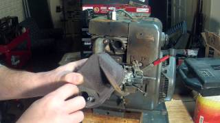 Tecumseh HM80 Engine Part 12  Muffler Installation [upl. by Cardie]