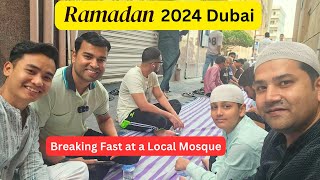 First Day of Ramadan 2024 Dubai  Ramadan In UAE  Breaking Fast at a local Mosque [upl. by Rehctaht]