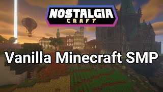 The BEST Vanilla Minecraft SMP  NostalgiaCraft  Java  Bedrock  121X [upl. by Asi]