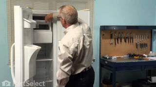 Refrigerator Repair Replacing the Ice Container Assembly Frigidaire Part  241860803 [upl. by Holds]