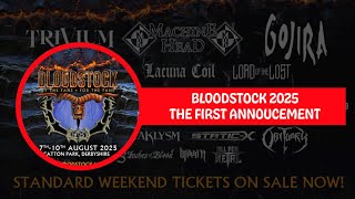 Bloodstock 2025 The First Announcement [upl. by Cartan130]