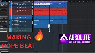 MAKING A DOPE BEAT WITH ABSOLUTE 6  HALION  GROOVE AGENT [upl. by Bryant]