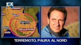 Il terremoto spaventa il Nord Italia [upl. by Odnalo728]