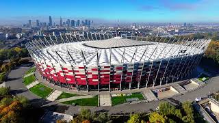 🇵🇱 Warszawa PGE Stadion Narodowy 2024 z drona MINI 4 Pro 4k in Poland 🇵🇱 [upl. by Jodi]