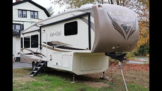 2016 Forest River Cedar Creek model 34RE 34 fifth wheel camper For Sale at Auction [upl. by Aynek]