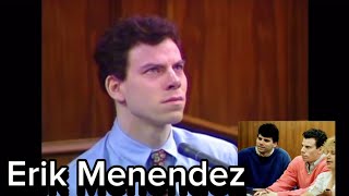 Erik Menendez breaks down during cross examination in trial [upl. by Hortense]