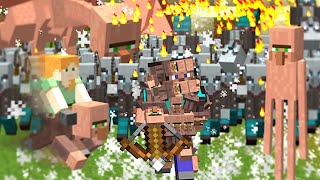 WAIT WHAT Village Warfare Minecraft XI [upl. by Nabru]