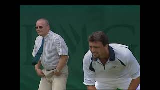 Wimbledon 2001 2R Ivanisevic vs Moya [upl. by Petersen]