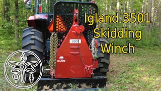 Igland 3501 Skidding Winch  Review and A Demonstration [upl. by Flossi]