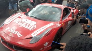 One life rally event in KICC  Ferrari Porsche 911 [upl. by Llehcor]