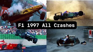 F1 1997 All Crashes [upl. by Secrest129]