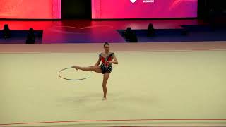 BALDASSARRI Milena ITA  2023 Rhythmic Worlds Qualifications HO Individual [upl. by Nele577]