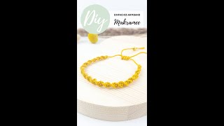 DIY Schmuck Anleitung  MakrameeArmband knüpfen  Makramee Knoten einfach shorts makramee diy [upl. by Malik209]