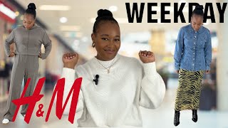 HampM AND WEEKDAY AUTUMN HAUL  NEW IN HAUL TRY ON [upl. by Einra]