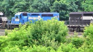 NS with Four Helpers on Horseshoe Curve July 10 2009 [upl. by Assiram]